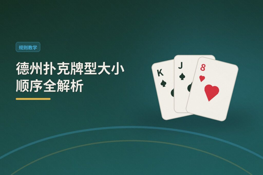 德州扑克牌型大小顺序是什么 - 德州扑克牌型大小顺序全解析：从高牌到皇家同花顺一次搞懂