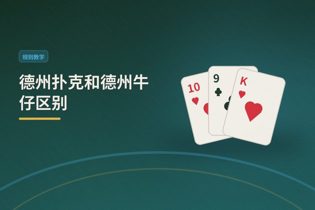 德州扑克和德州牛仔区别 - 德州扑克和德州牛仔区别：玩法、规则与体验全解析