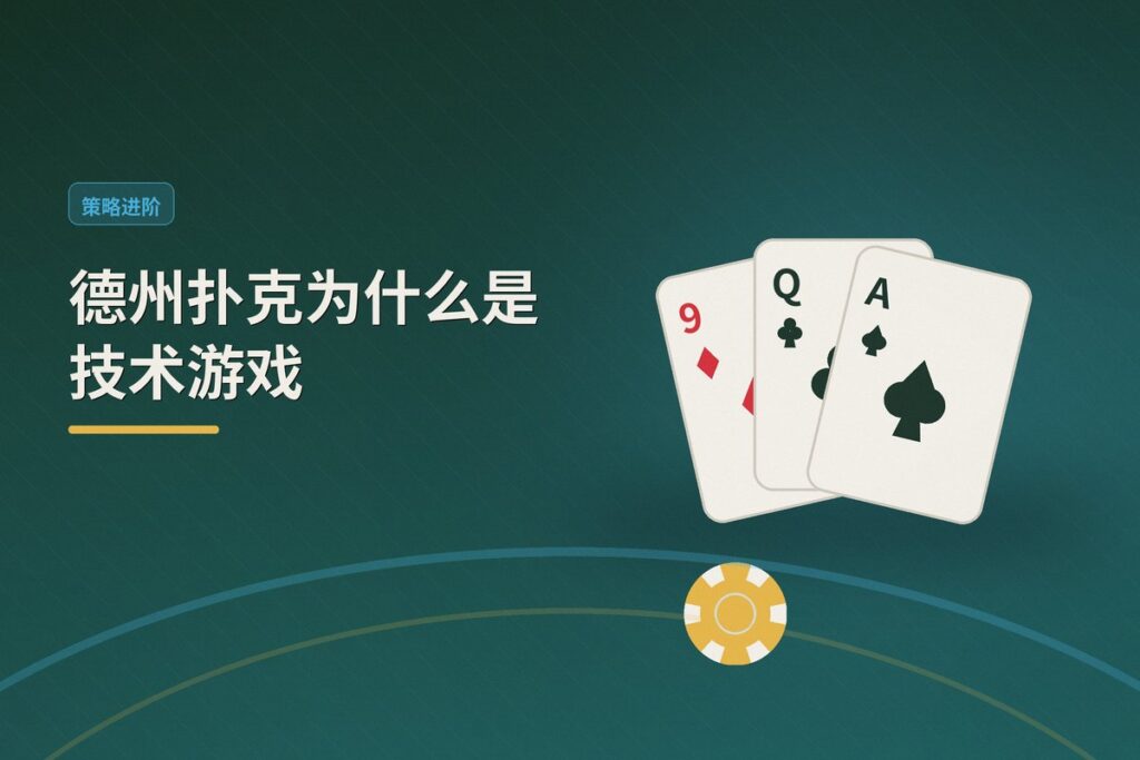 德州扑克为什么是技术游戏 - 德州扑克为什么是技术游戏：从概率、位置到心理博弈的深度解析