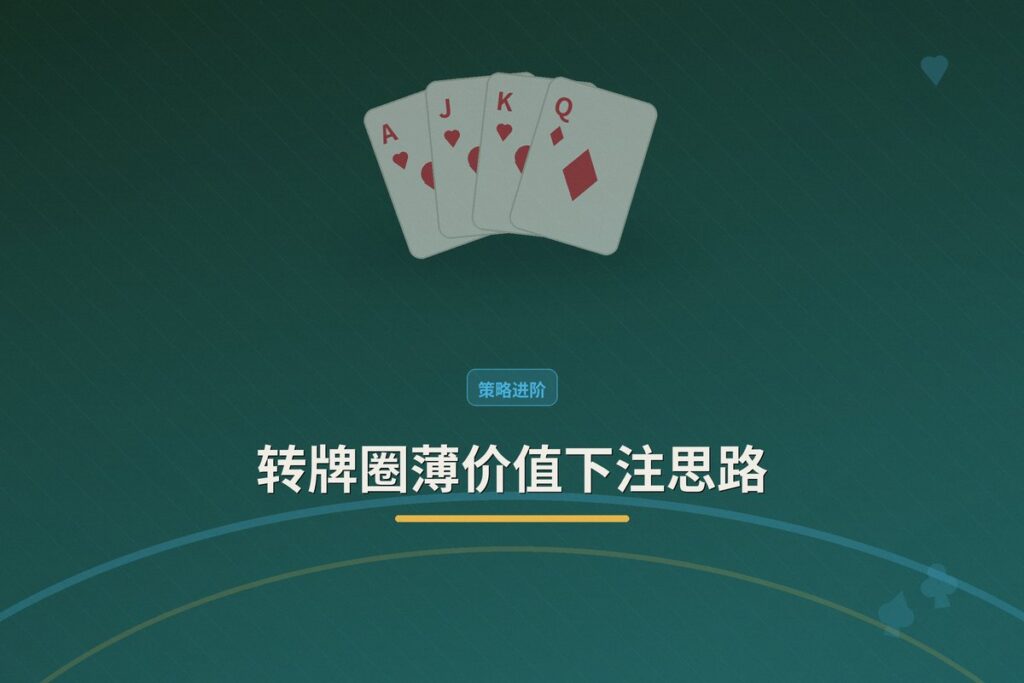 转牌圈薄价值下注思路 - 转牌圈薄价值下注思路:三个关键决策帮你多赢少输