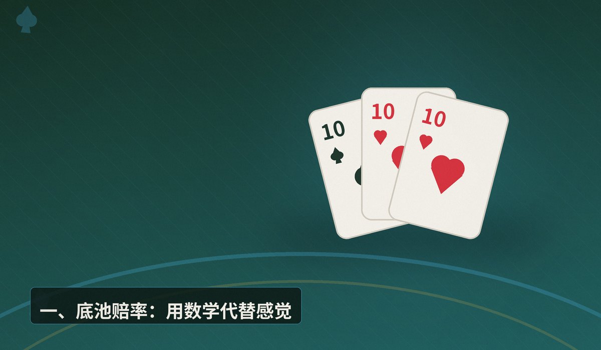 德州扑克为什么不是赌博 - 德州扑克为什么不是赌博？从数学策略与竞技本质解析
