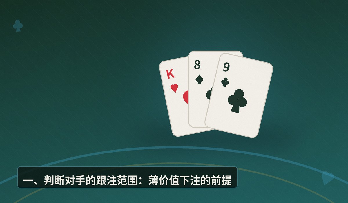 转牌圈薄价值下注思路 - 转牌圈薄价值下注思路:三个关键决策帮你多赢少输