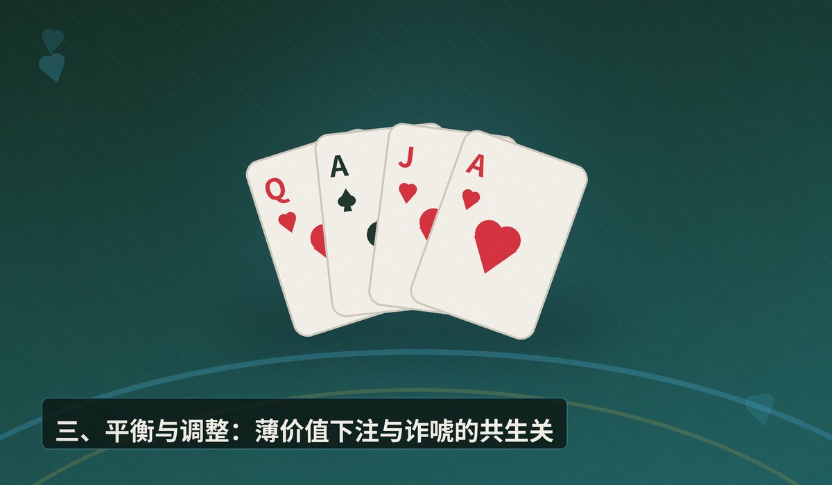 转牌圈薄价值下注思路 - 转牌圈薄价值下注思路:三个关键决策帮你多赢少输