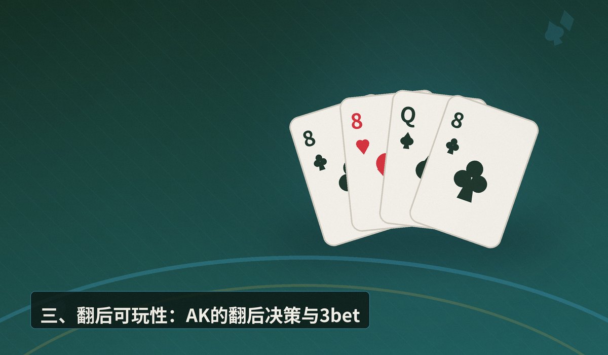 德州扑克AK翻前要不要3bet - 德州扑克AK翻前要不要3bet？深度解析三大决策场景