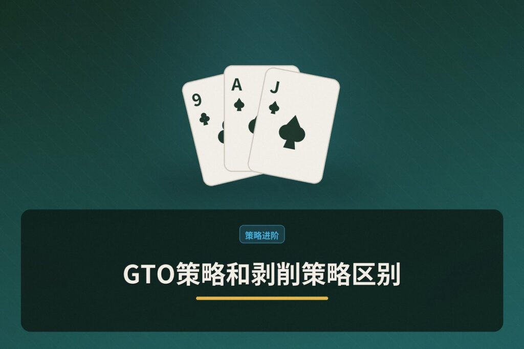 GTO策略和剥削策略区别 - GTO策略和剥削策略区别:德州扑克玩家该如何选择?